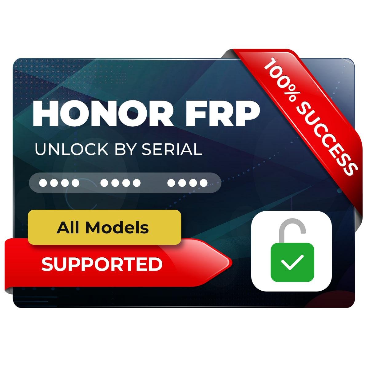 HONOR FRP KEY INSTANT TIME 1-60 MINUTES ✅️♻️ S-A