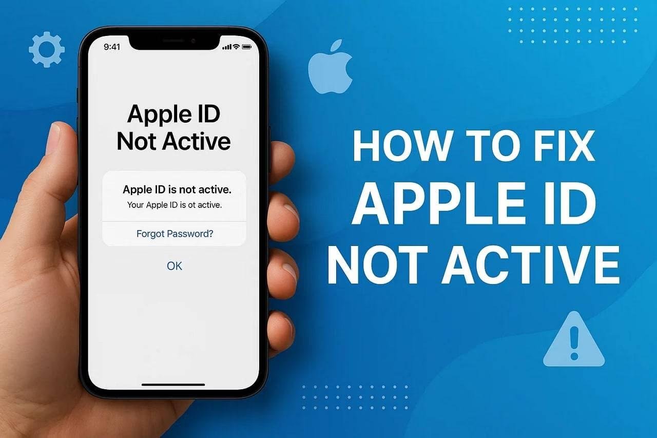 Apple ID is not active ( اصلاح حساب غير نشط ايفون)
