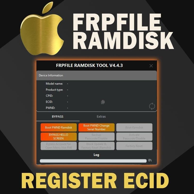FRPFILE Ramdisk A12-A13 Bypass Hello Screen (NO SIGNAL) Support Models - iPhone XS, XS Max, XR, SE2 11, 11 Pro, 11 Pro MaxiPad mini 5th generation, Air 3rd generation, iPad 8th generation, iPad 9th generation